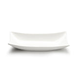 16" Boat Serving Bowl, White Ceramic