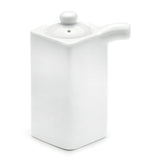 Sauce Pot 3-1/2"H, White Ceramic