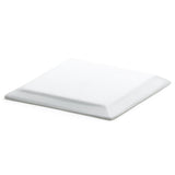 5-1/4" Square Plate, White Ceramic