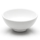 3"Dx1.5"H Round Shallow Bowl, White Ceramic