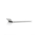 12"x3-3/4" Rectangular Plate, White Ceramic