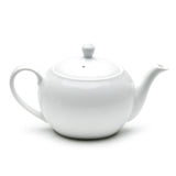 Teapot 8"H (620ml), White Ceramic