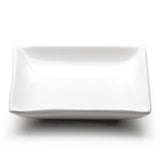 7-1/4" Square Plate, White Ceramic