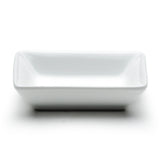 3.75"X2.5" Rectangular Plate, White Ceramic