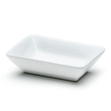 3.75"X2.5" Rectangular Plate, White Ceramic