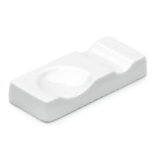 Spoon & Chopstick Rest, White Ceramic
