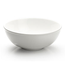 11⅞″ White Ceramic Noodle Bowl — 4½″ High