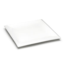 12″ White Ceramic Square Plate