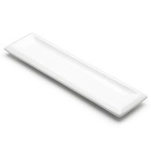 17¾″ × 4¼″ White Ceramic Rectangular Sushi Platter
