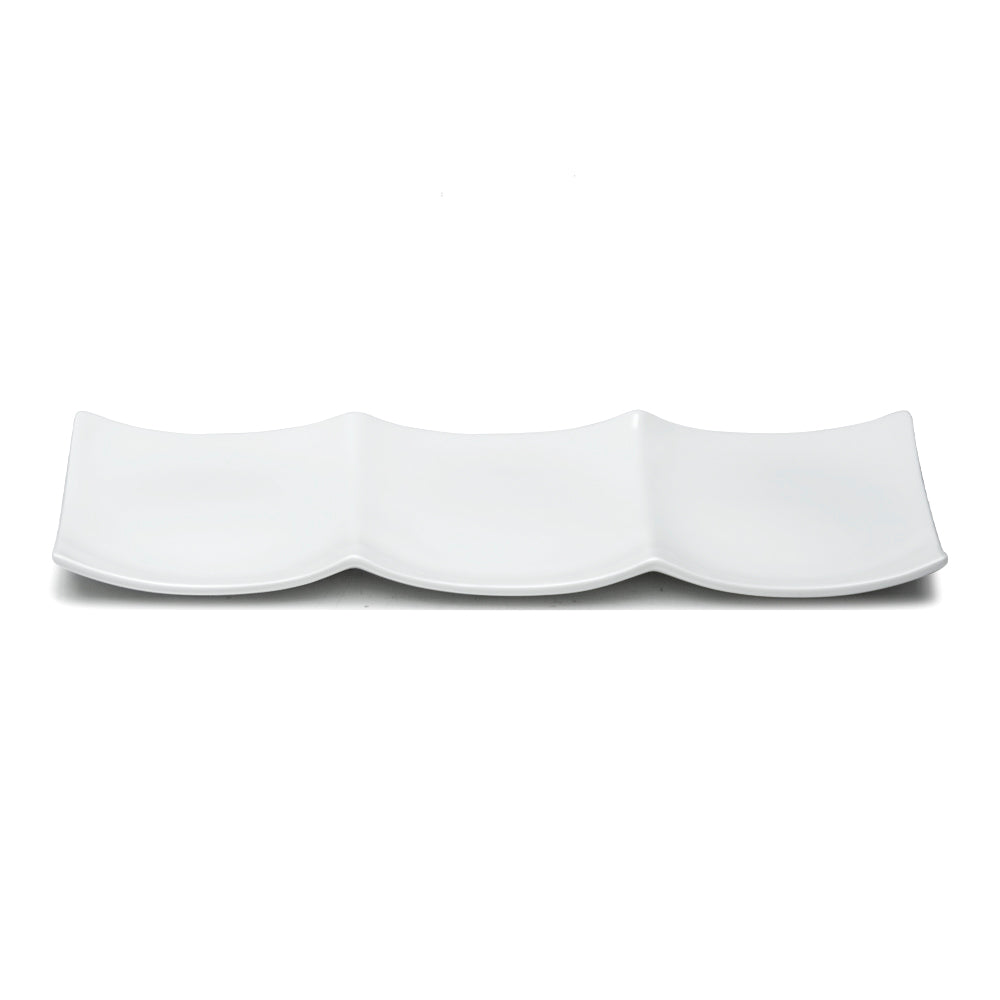 White 7 Compartment Plate with Lid