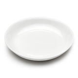 8-3/4"x1-1/2"H Round Shallow Bowl, White Ceramic