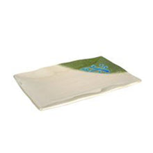 Melamine Rectangular Plate 11-3/8"x7-1/4", Green