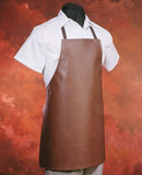 Adjustable Heavy Duty Vinyl Bib Apron, Waterproof, 26"x28"