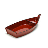 Lacquer Sushi Boat      11-1/2"X5-1/2"X1-1/2"