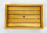 Wooden Tray 16-1/2 * 11 *2-1/2"H