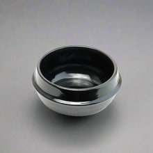 175 mm Black Ceramic Serving Bowl — Made in Korea