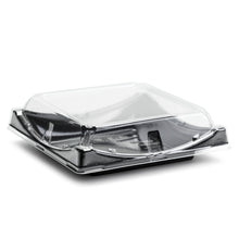 Black Square Sushi To-Go Tray with Lid (50 pc) - ED-40B, 7-1/4"