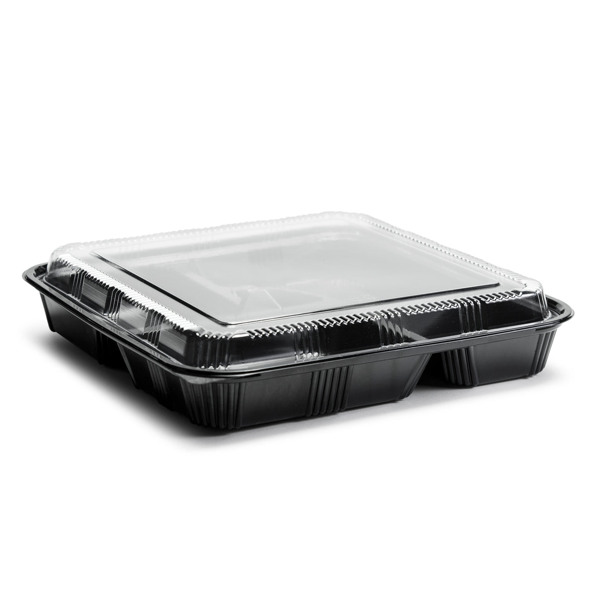 Disposable Lunch Box w/Lid (50pc) (Black) CK-8307 – Eden