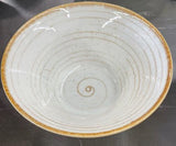 9" D x 4.25" H Porcelain Noodle Bowl, Ramen Bowl, Ivory