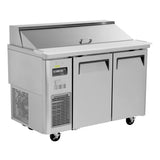 Turbo Air J Series Sandwich/Salad Unit, 2 Section, 12 Pans, 47"W