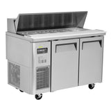 Turbo Air J Series Sandwich/Salad Unit, 2 Section, 12 Pans, 47"W
