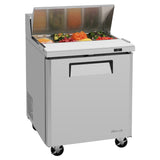 Turbo Air M3 Sandwich/Salad Unit, 1 Section, 8 Pans, 27"W