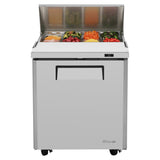 Turbo Air M3 Sandwich/Salad Unit, 1 Section, 8 Pans, 27"W