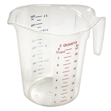 Polycarbonate Measuring Cup — 2 qt, Red and Blue Graduations