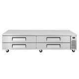 Turbo Air Super Deluxe Chef Base Refrigerator, 4 Drawers, 96"W