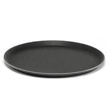 14″ Black Round Serving Tray