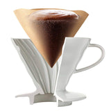 HARIO V60 Ceramic Coffee Dripper 02, White