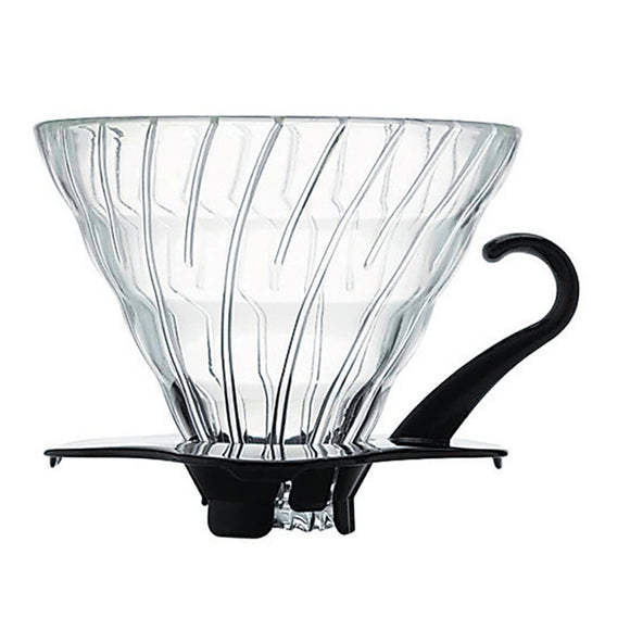 HARIO V60 Glass Coffee Dripper 01, Black
