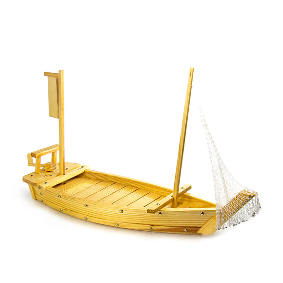 Wooden Sushi Boat w/NET  36