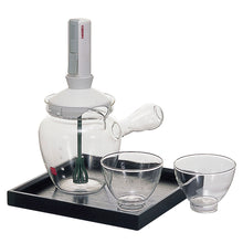HARIO Glass Matcha Latte Set — 16 oz, Pot, 2 Cups & Tray