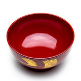 Lacquer Miso Soup Bowl, Red