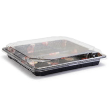 Kamon Square Sushi To-Go Container with Clear Lid (50 pc) - YP-4.0