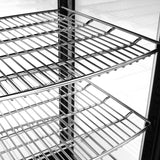 Turbo Air Diamond Glass Merchandiser, Countertop, 3 Shelves, 2 Doors, 16-3/4"W