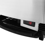Turbo Air Diamond Glass Merchandiser, Countertop, 3 Shelves, 2 Doors, 16-3/4"W