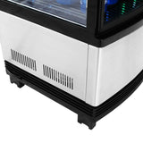 Turbo Air Diamond Glass Merchandiser, Countertop, 3 Shelves, 2 Doors, 16-3/4"W