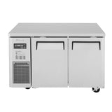 Turbo Air J Series Narrow Undercounter Refrigerator, 2 Section, 2 Door, 47"W