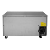 Turbo Air J Series Side Mount Undercounter Refrigerator, 2 Section, 2 Door, 59"W