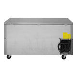 Turbo Air J Series Narrow Undercounter Refrigerator, 2 Section, 2 Door, 59"W