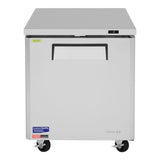 Turbo Air M3 Undercounter Refrigerator, 1 Section, 1 Door, 27"W