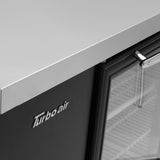Turbo Air Super Deluxe Back Bar Cooler, 90"W, Glass Door