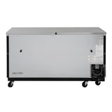 Turbo Air Back Bar Cooler, 2 Section, 73"W, Black