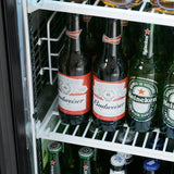 Turbo Air Back Bar Cooler, 2 Section, 73"W, Glass Door