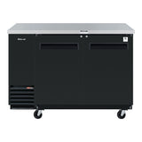 Turbo Air Super Deluxe Back Bar Cooler, 58"W, Black
