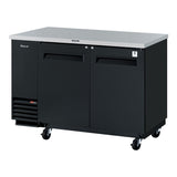 Turbo Air Super Deluxe Back Bar Cooler, 58"W, Black