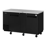 Turbo Air Super Deluxe Back Bar Cooler, 69"W, Black