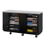 Turbo Air Super Deluxe Back Bar Cooler, 69"W, Glass Door